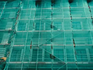 Scaffolding banners